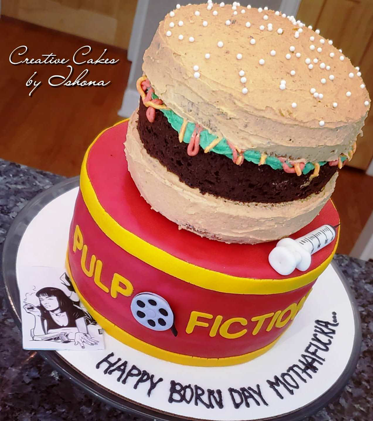 Stunning Pulp Fiction Cake