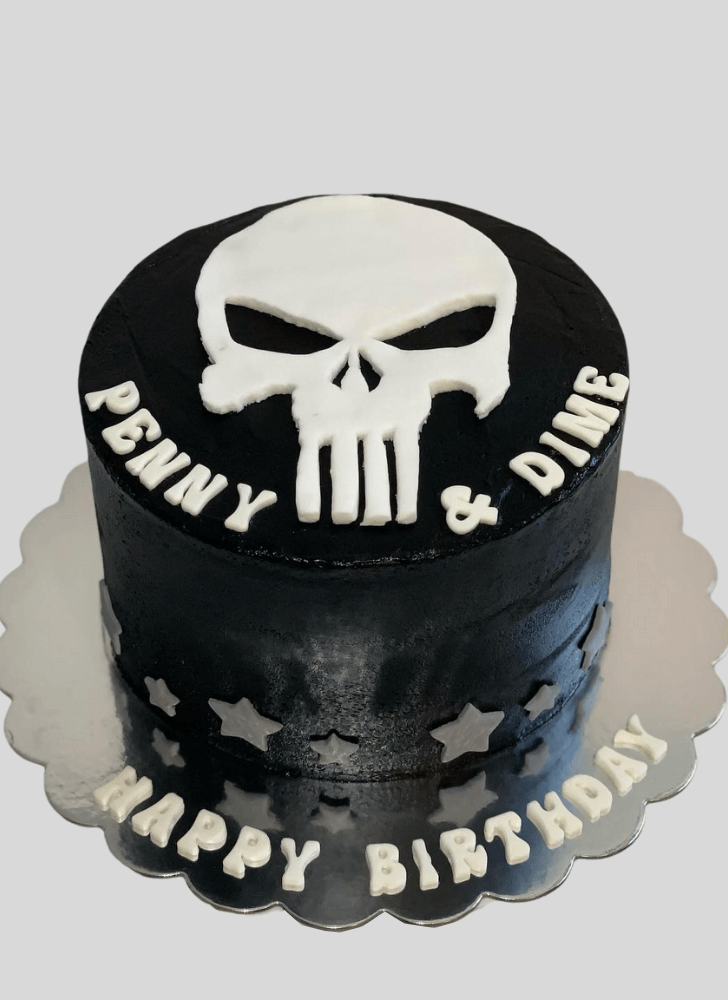 Inviting Punisher Cake