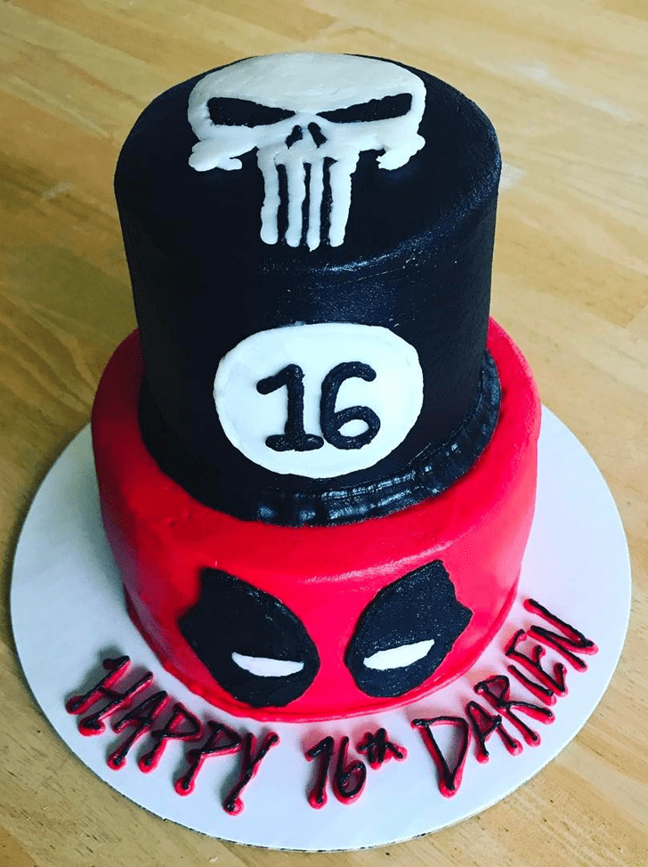 Dazzling Punisher Cake