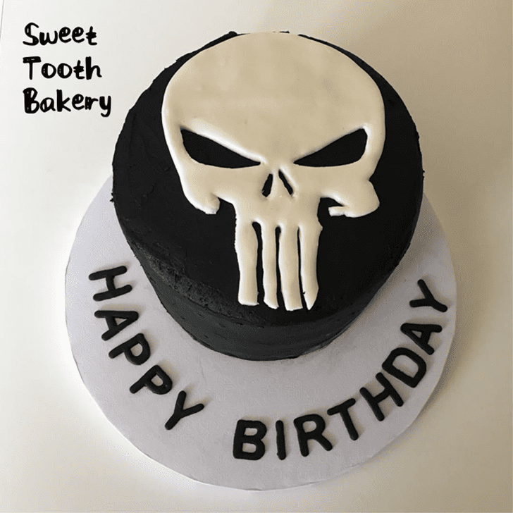 Enthralling Punisher Cake
