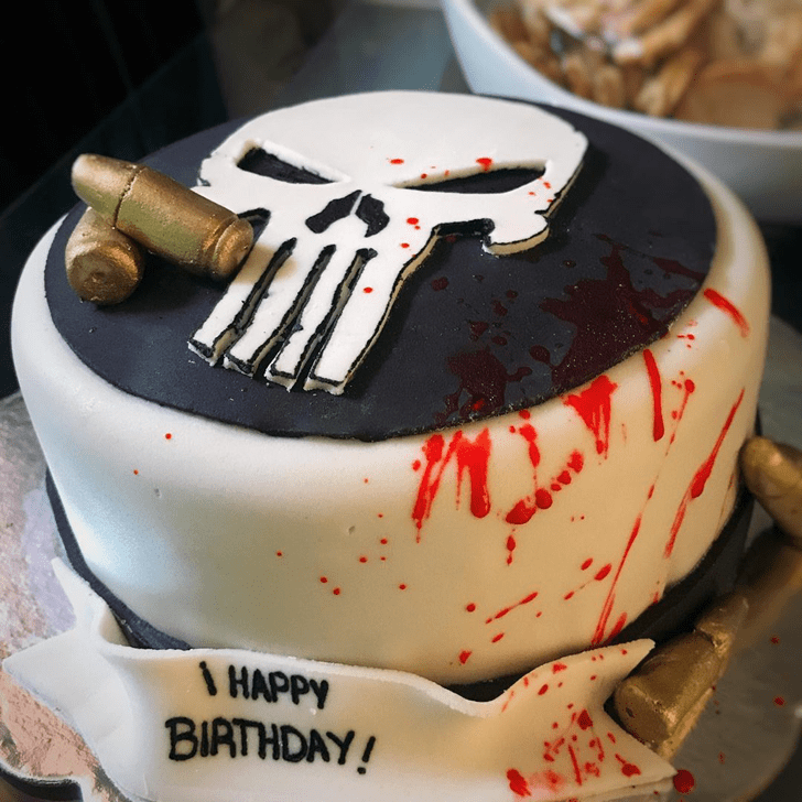 Resplendent Punisher Cake