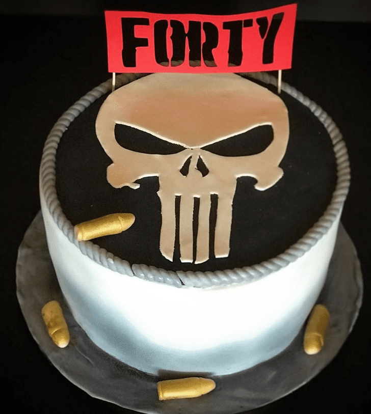 Shapely Punisher Cake