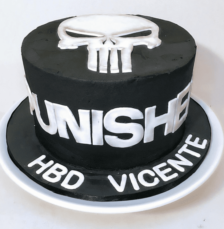 Wonderful Punisher Cake Design