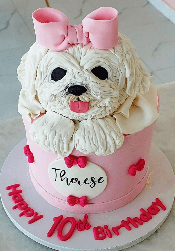 Angelic Puppy Cake
