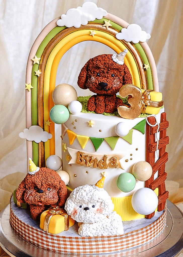 Divine Puppy Cake