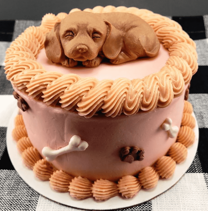 Elegant Puppy Cake