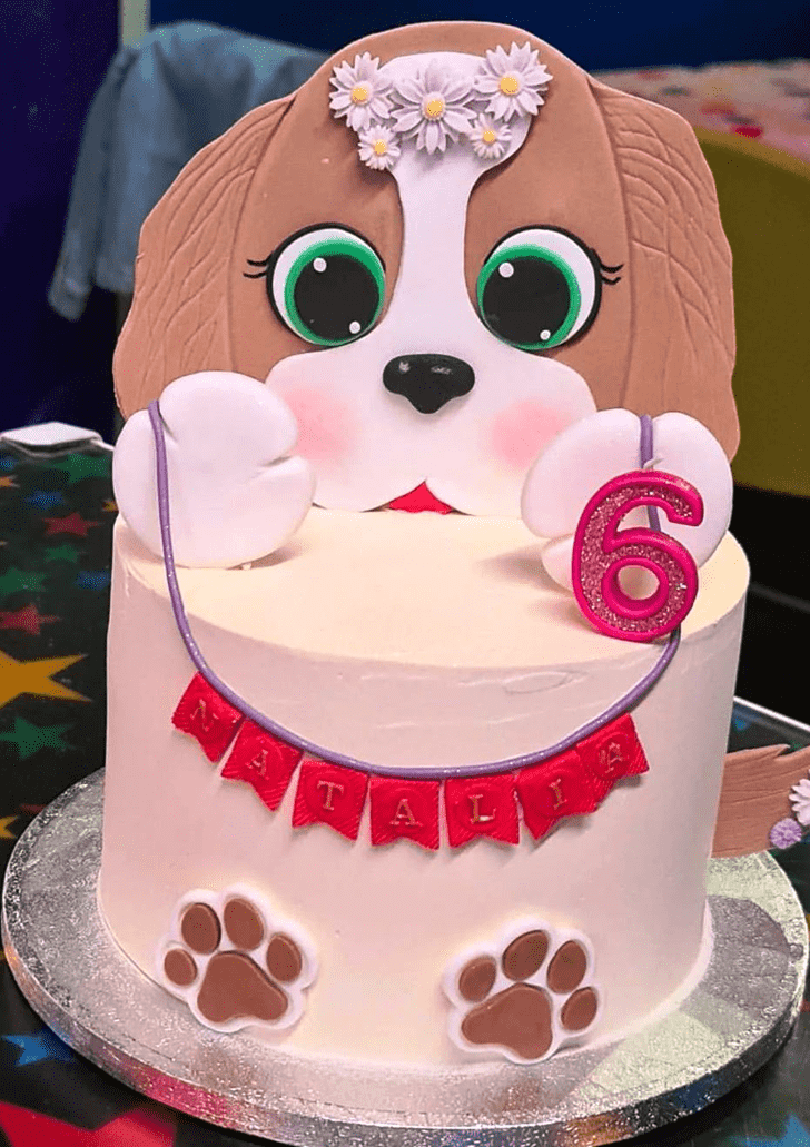 Enthralling Puppy Cake