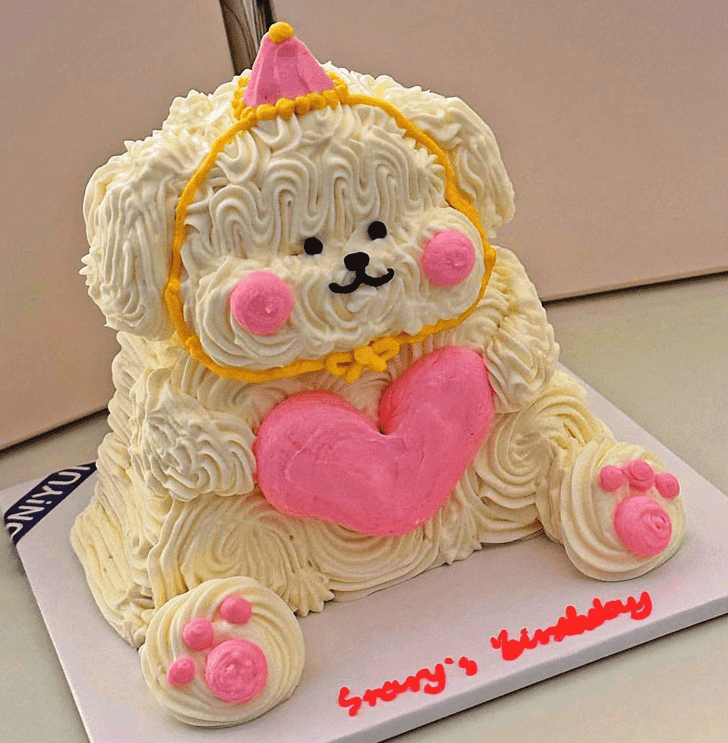 Radiant Puppy Cake