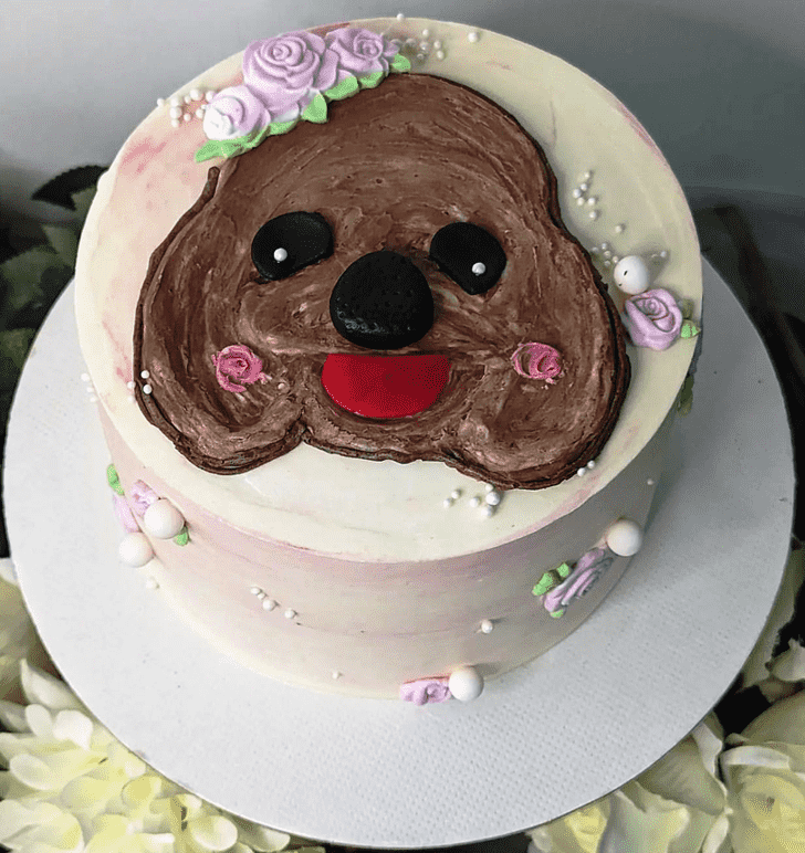 Shapely Puppy Cake