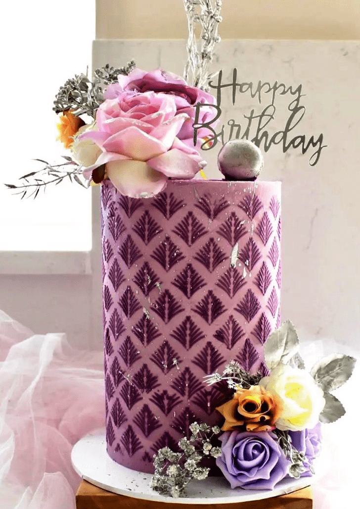 Classy Purple Cake