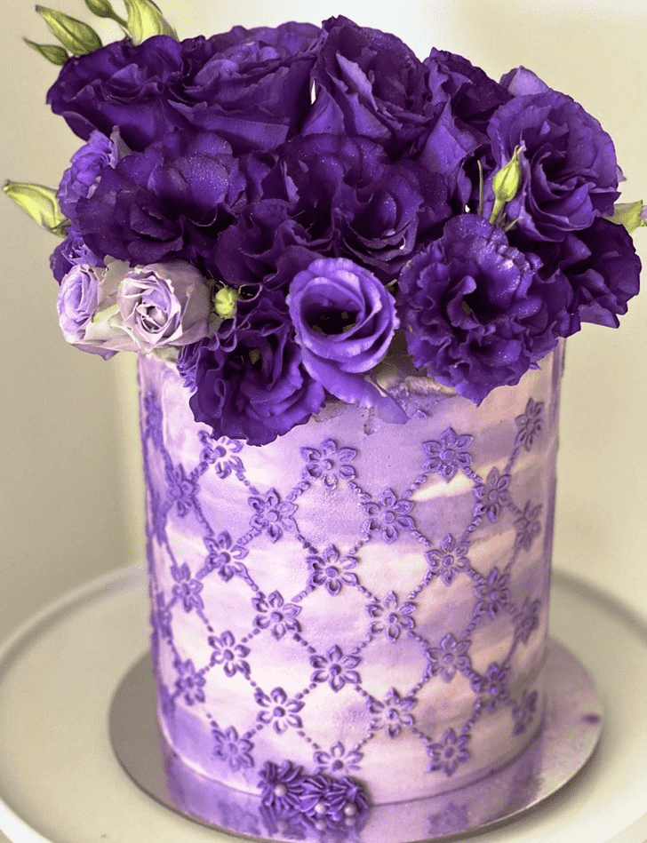 Delicate Purple Cake