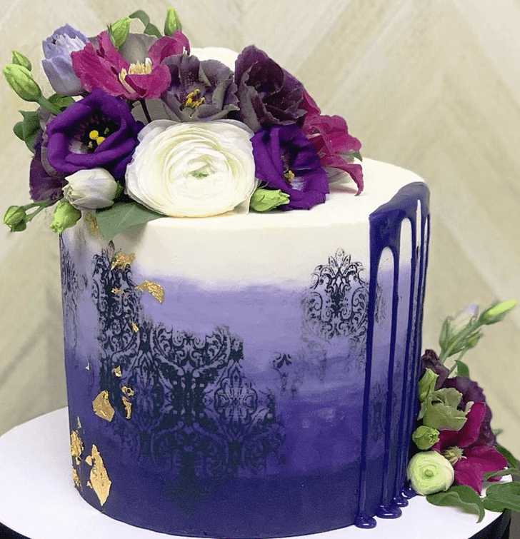 Elegant Purple Cake