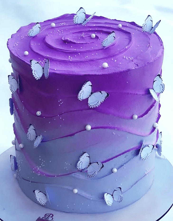 Graceful Purple Cake