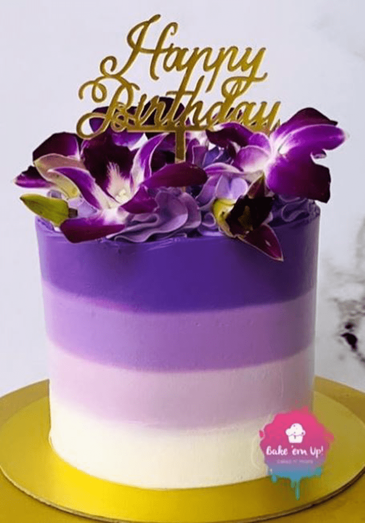 Handsome Purple Cake