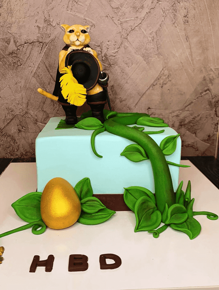 Radiant Puss in Boots Cake