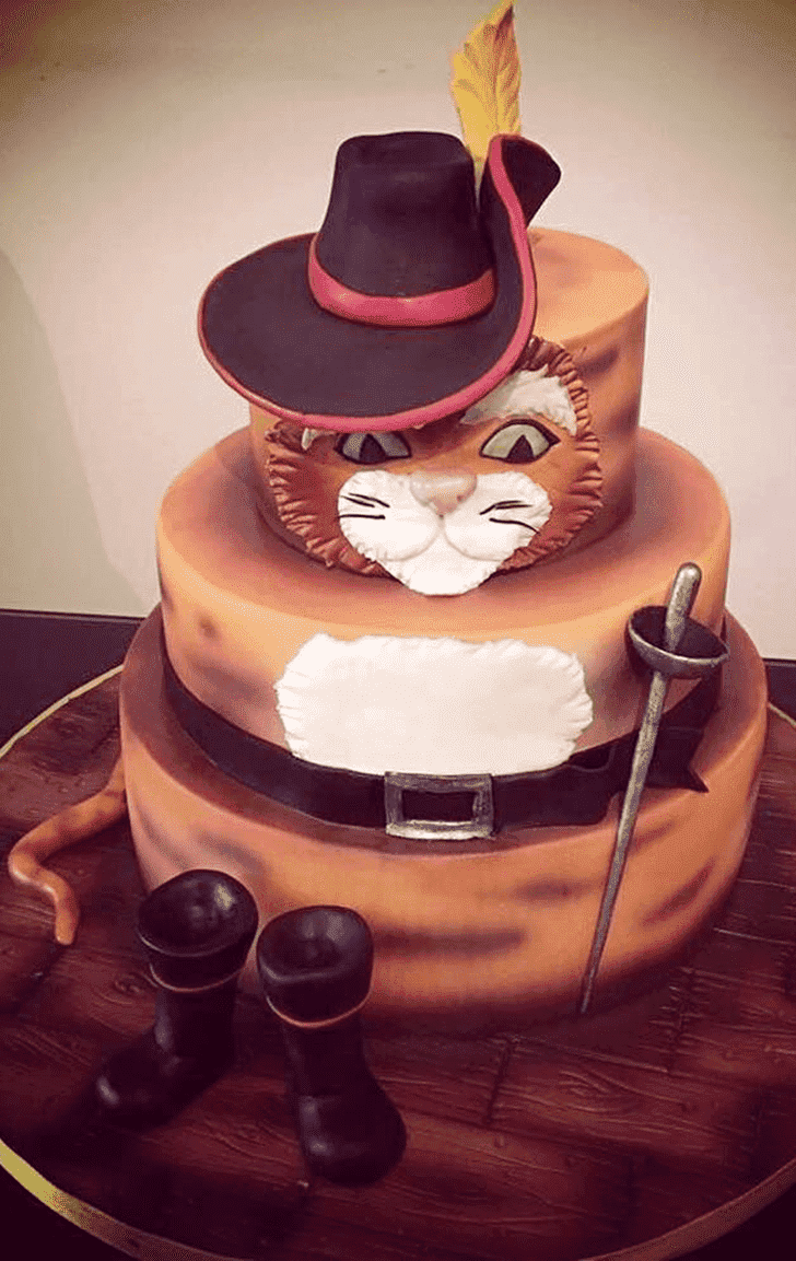 Superb Puss in Boots Cake