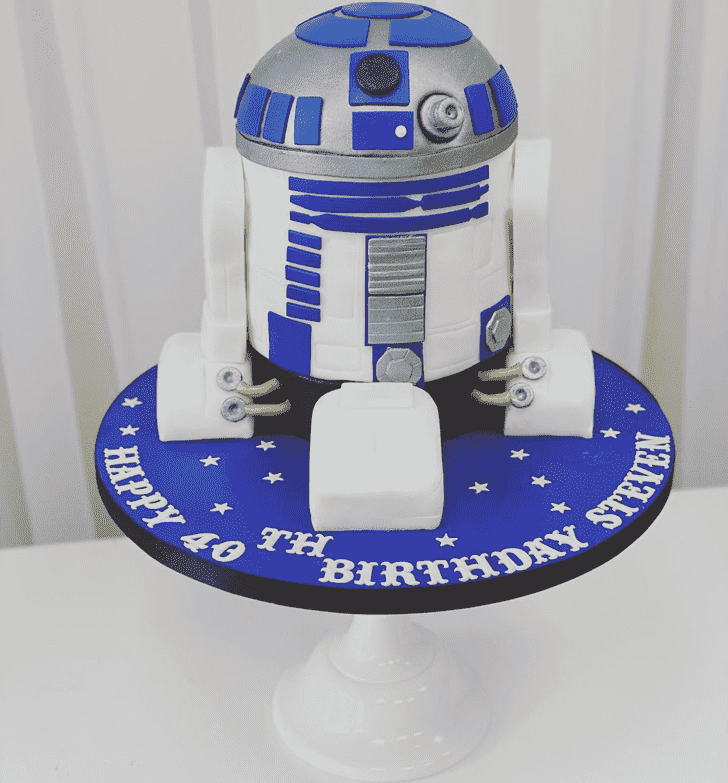 Fair R2-D2 Cake