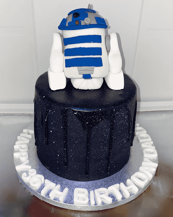 Radiant R2-D2 Cake
