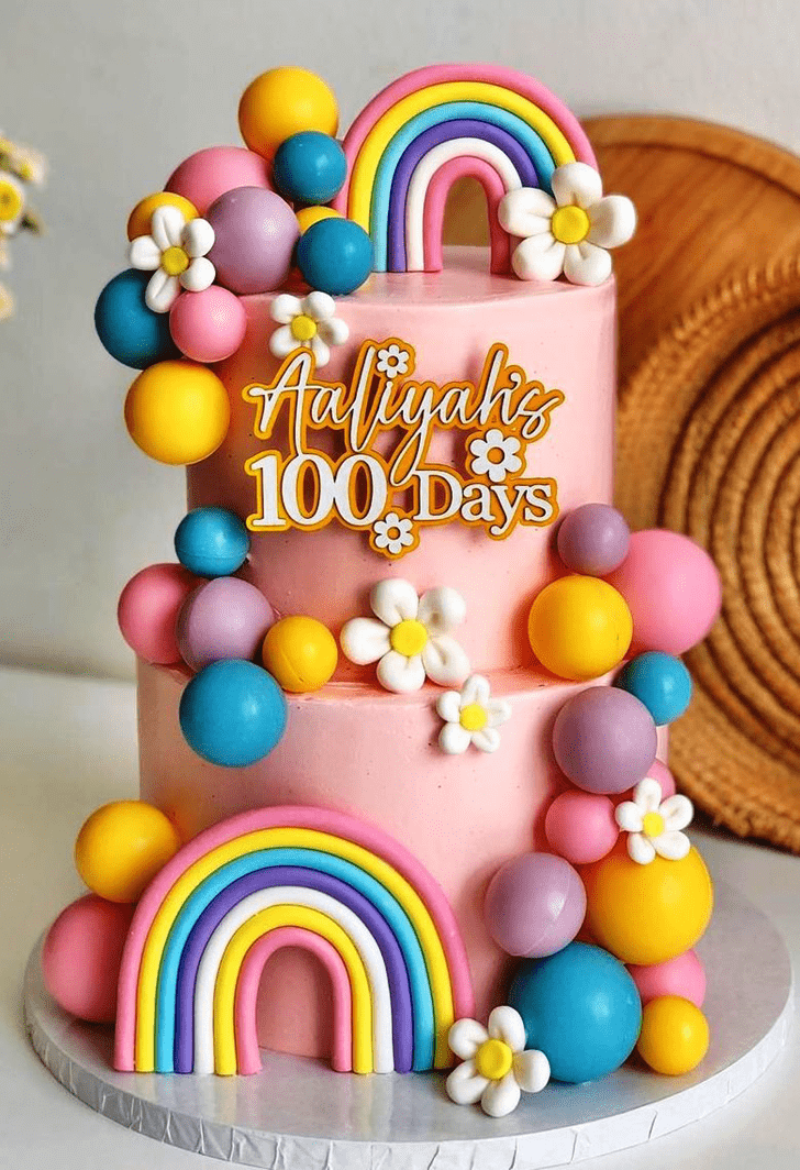 Angelic Rainbow Cake