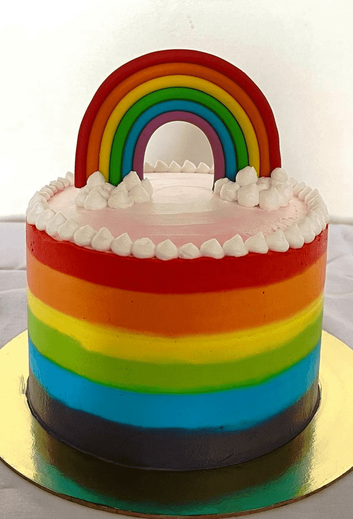 Beauteous Rainbow Cake