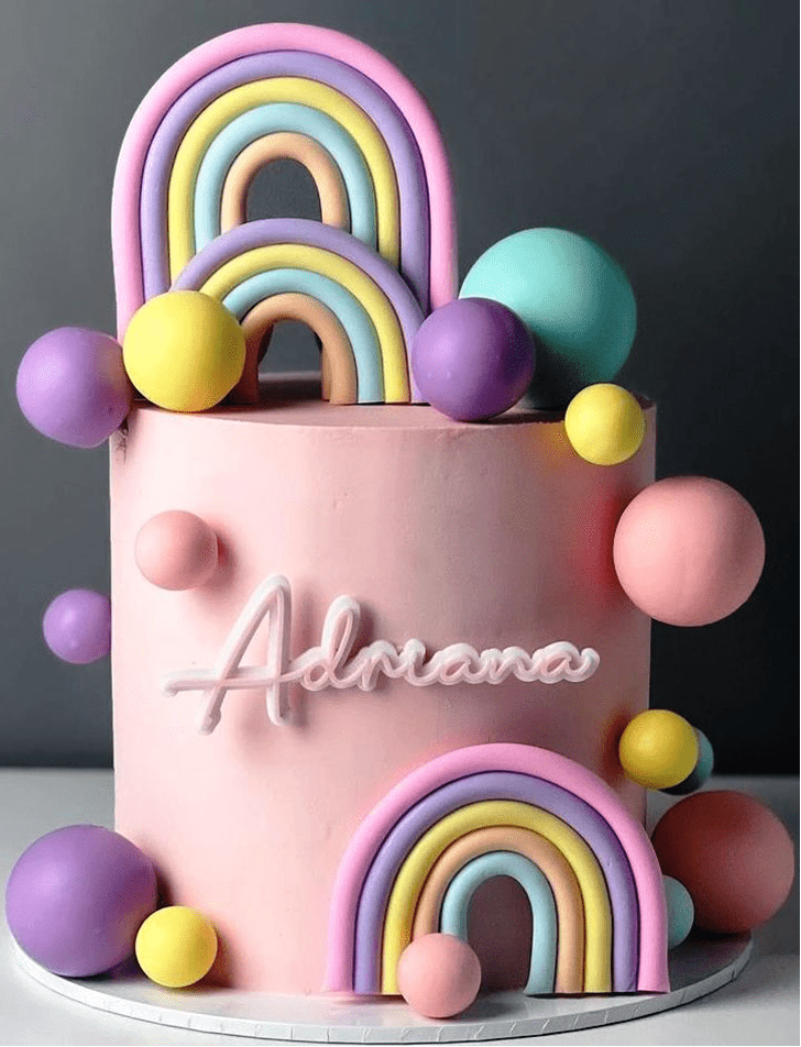 Captivating Rainbow Cake