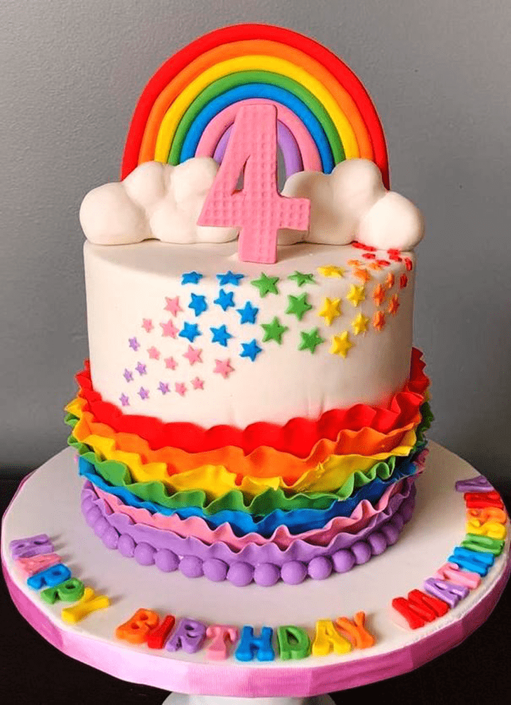 Classy Rainbow Cake