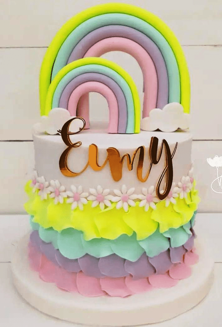 Delightful Rainbow Cake