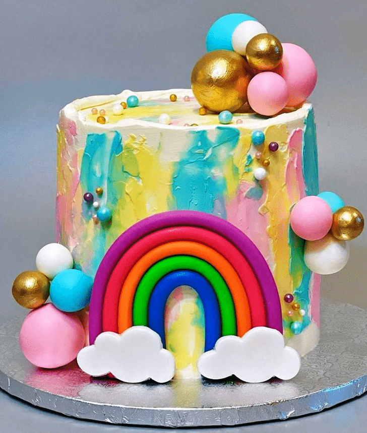 Divine Rainbow Cake