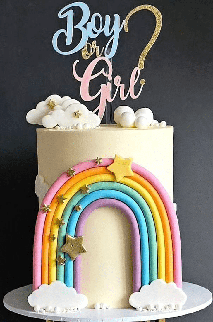 Enthralling Rainbow Cake