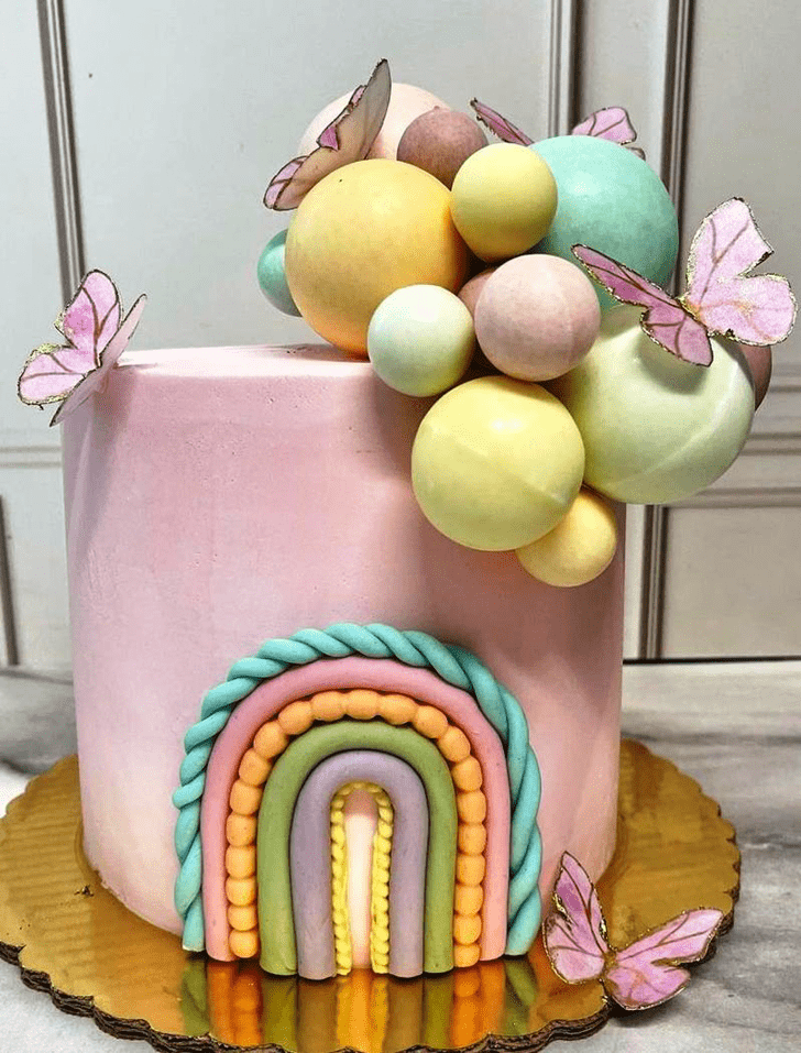 Excellent Rainbow Cake