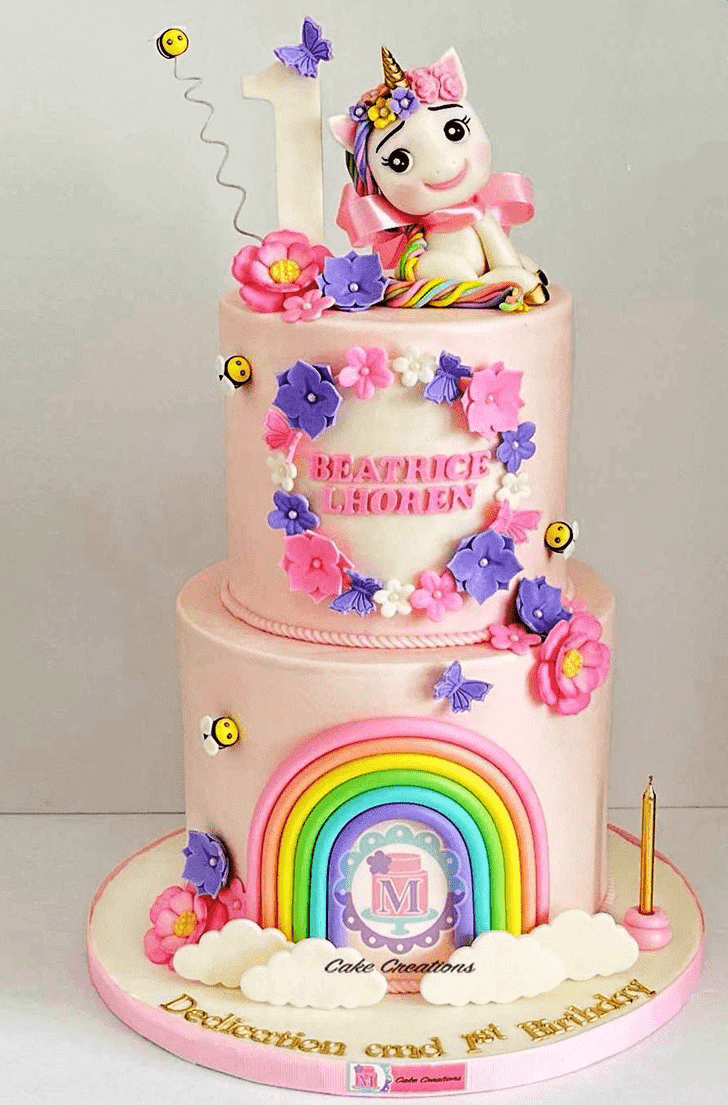 Exquisite Rainbow Cake