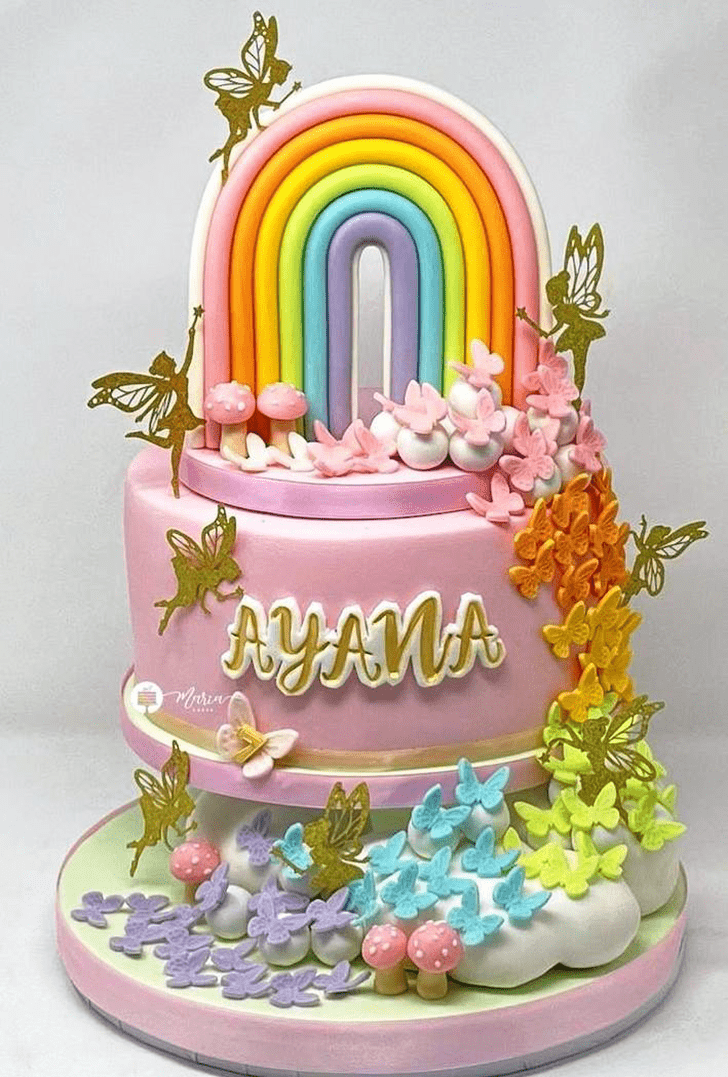 Fair Rainbow Cake