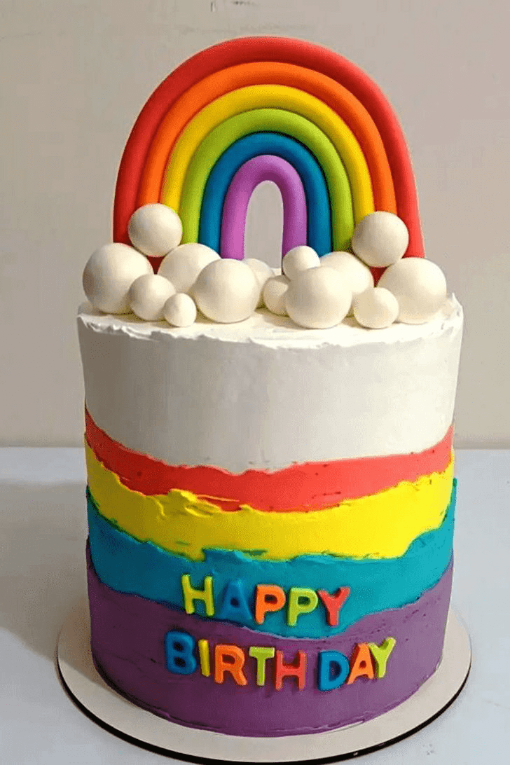 Fascinating Rainbow Cake