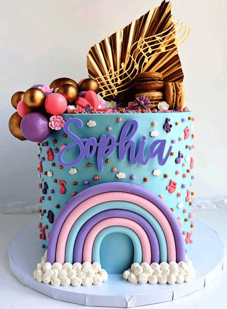Gorgeous Rainbow Cake