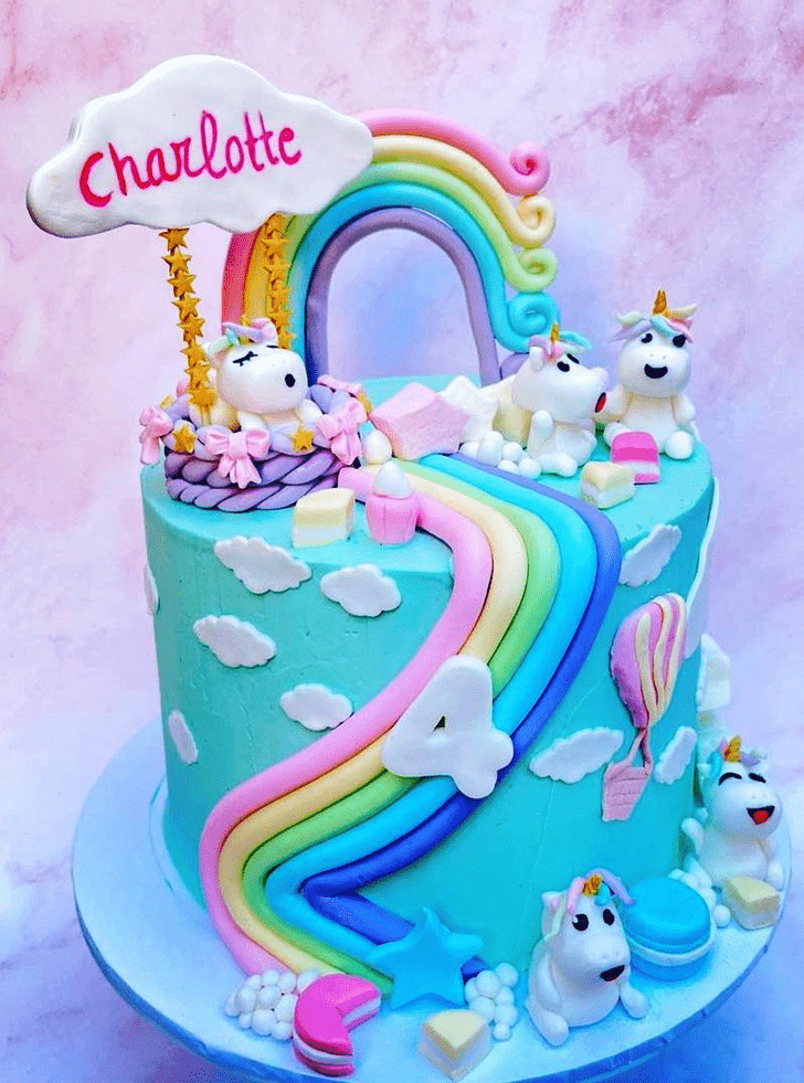 Magnificent Rainbow Cake