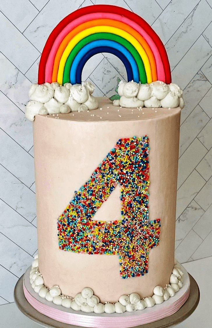 Resplendent Rainbow Cake
