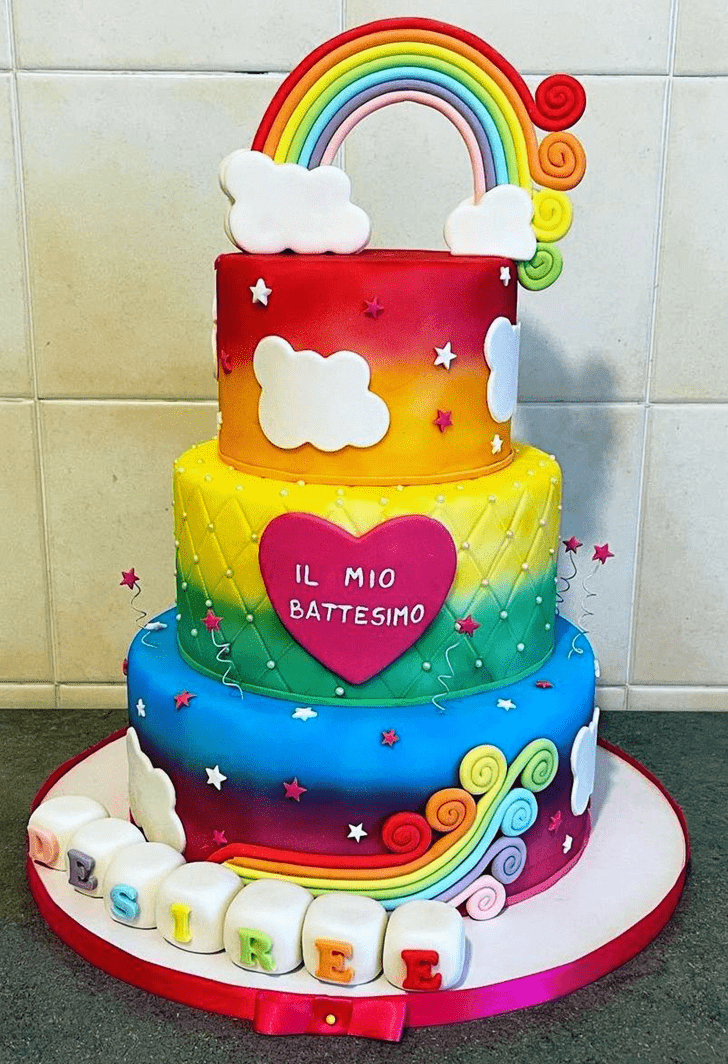 Superb Rainbow Cake