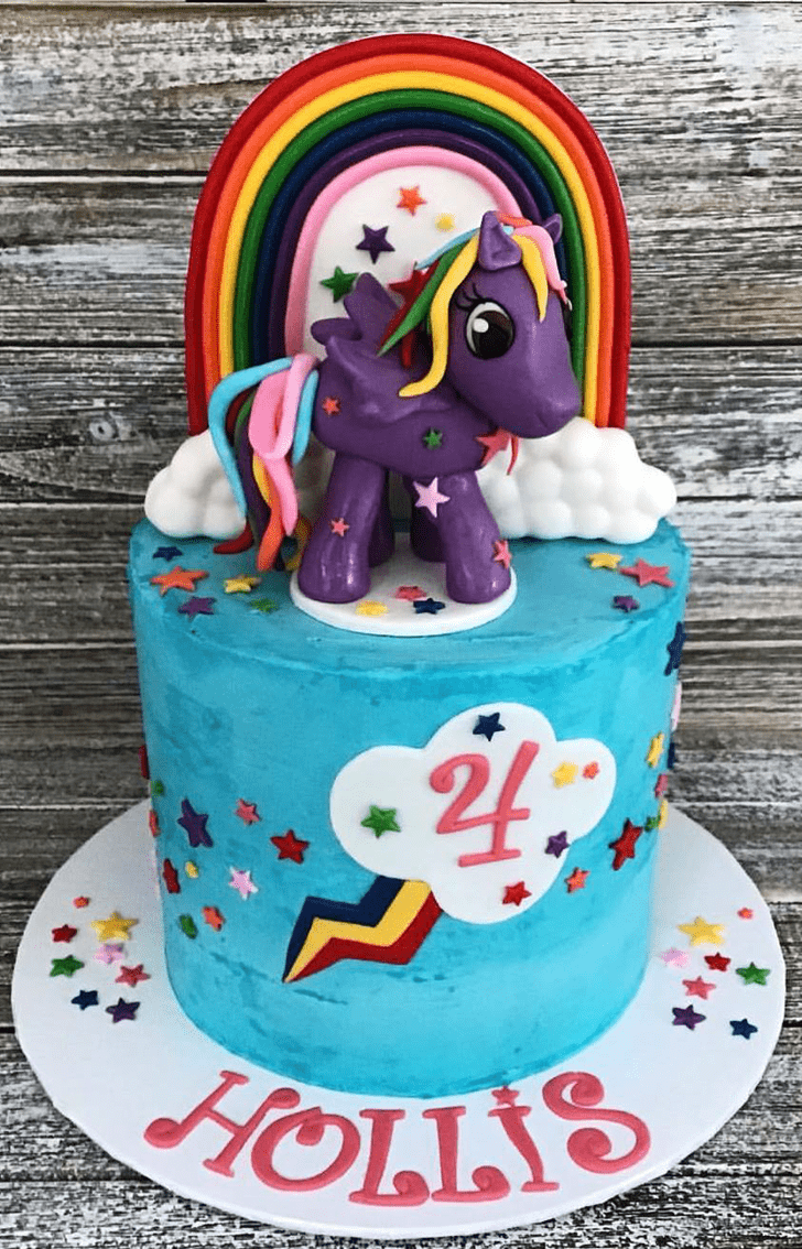 Good Looking Rainbow Dash Cake