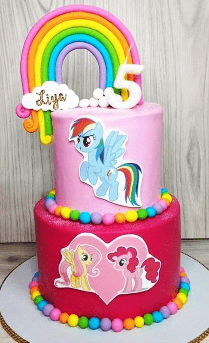 Grand Rainbow Dash Cake