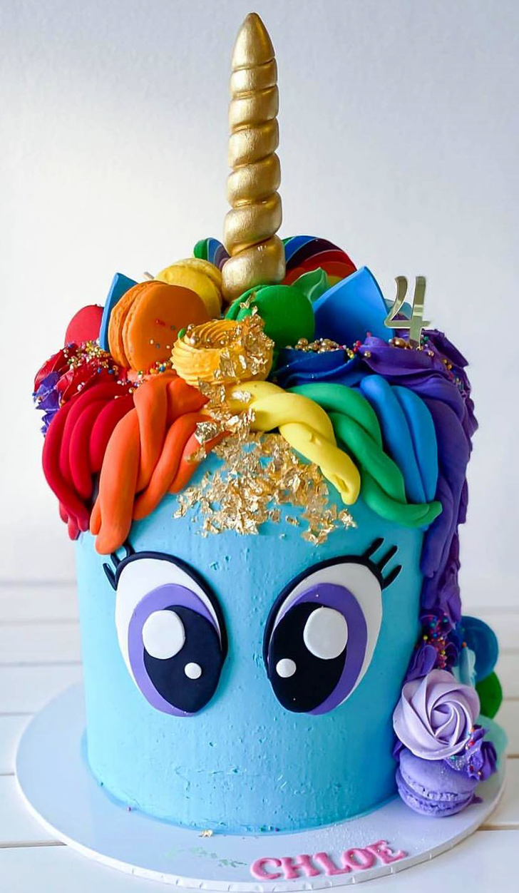 Magnificent Rainbow Dash Cake