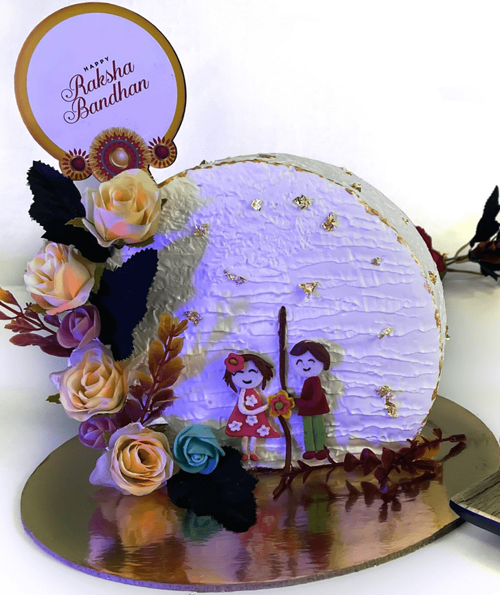 Delicate Rakshabandhan Cake