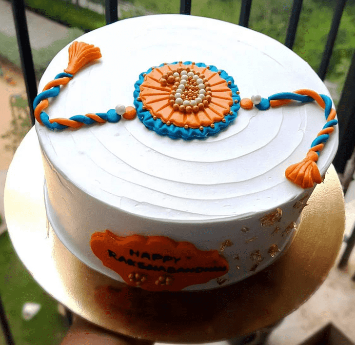 Elegant Rakshabandhan Cake