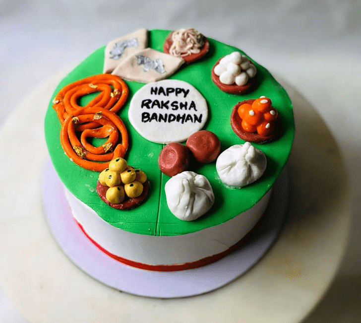 Lovely Rakshabandhan Cake Design