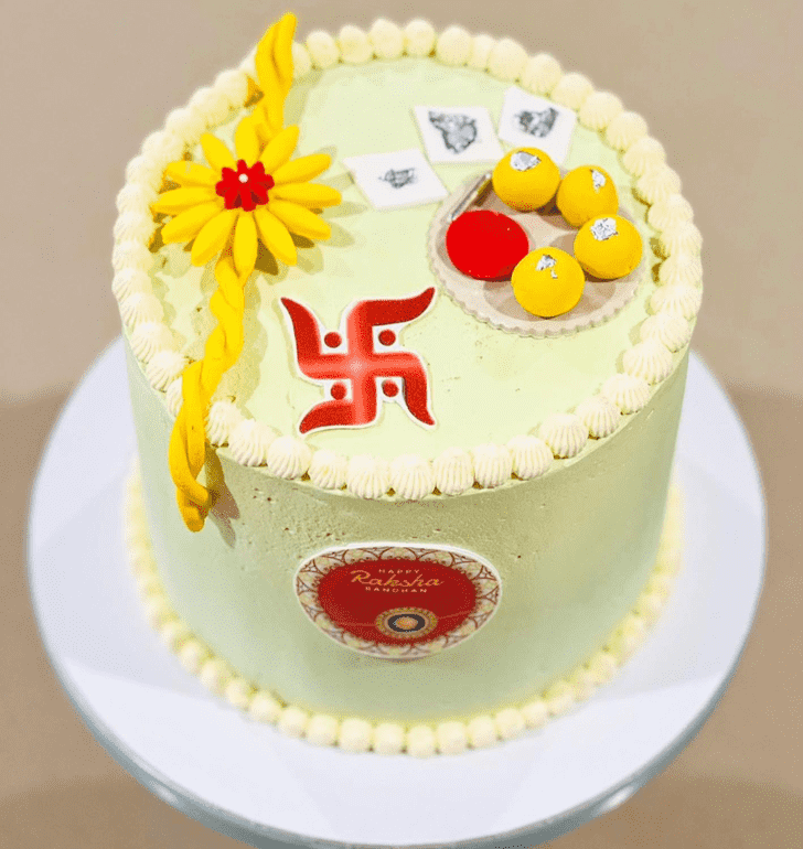 Pretty Rakshabandhan Cake