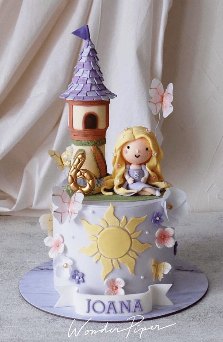 Angelic Rapunzel Cake