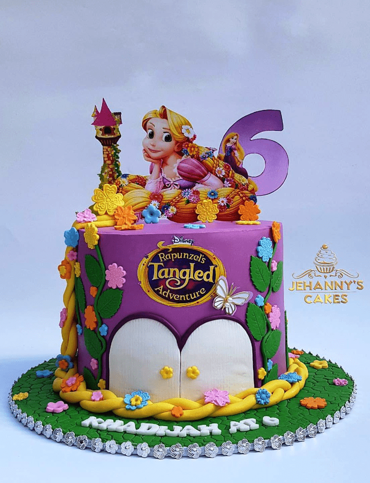 Appealing Rapunzel Cake
