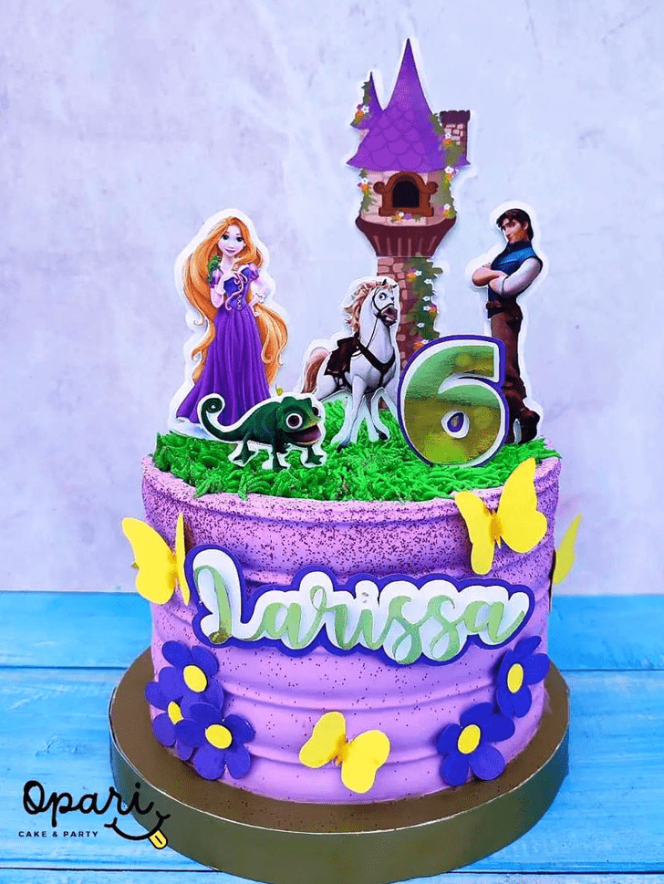 Charming Rapunzel Cake