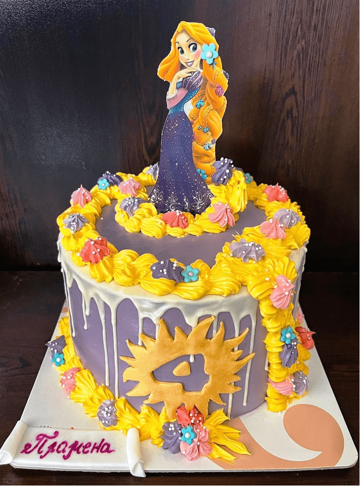 Gorgeous Rapunzel Cake