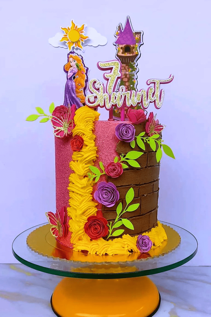 Graceful Rapunzel Cake