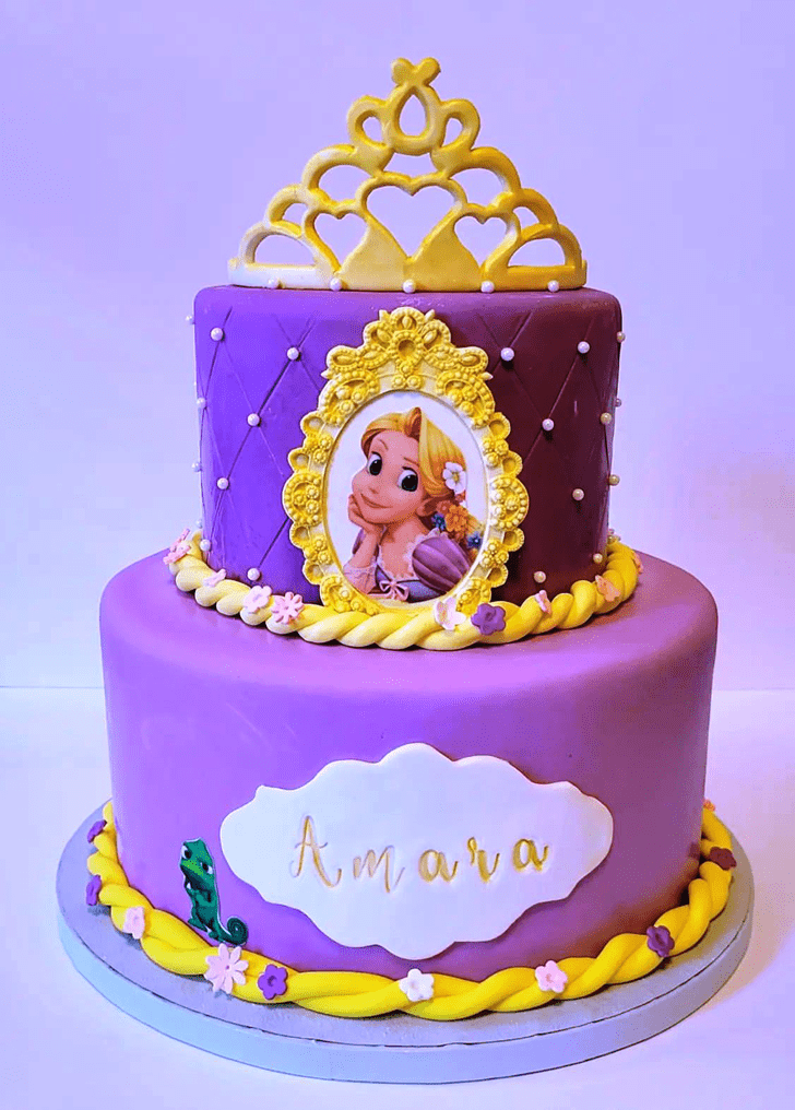Pleasing Rapunzel Cake